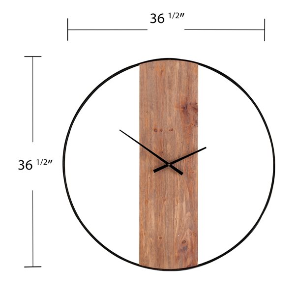 Southern Enterprises Pleabol Analog Round Wall Clock