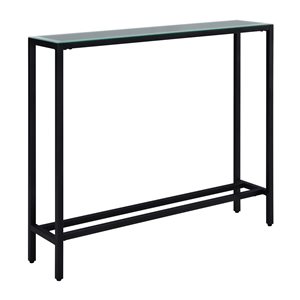 Southern Enterprises Dunter Dark Brown Casual Console Table
