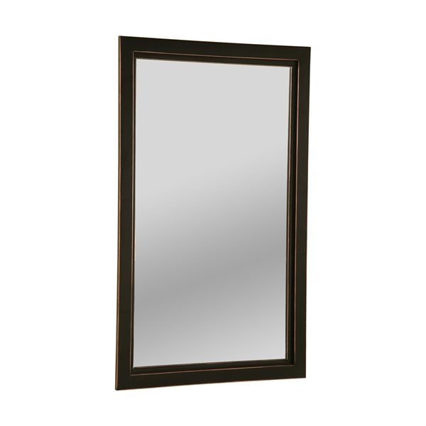 Southern Enterprises Venrio 36-in L x 22-in W Square Black/Copper