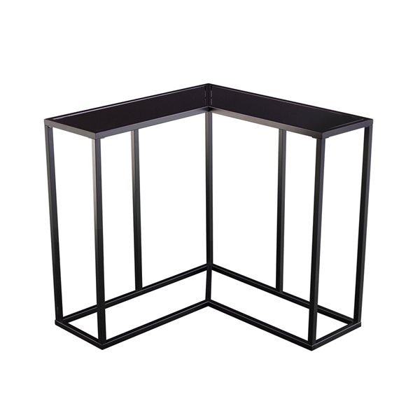 Southern Enterprises Serille Black Wrap Around Table ATG1265 RONA