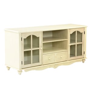Southern Enterprises Coventry Antique White TV Cabinet