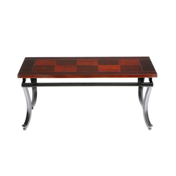 Southern Enterprises Pierson Espresso Wood Veneer Coffee Table ATG0246