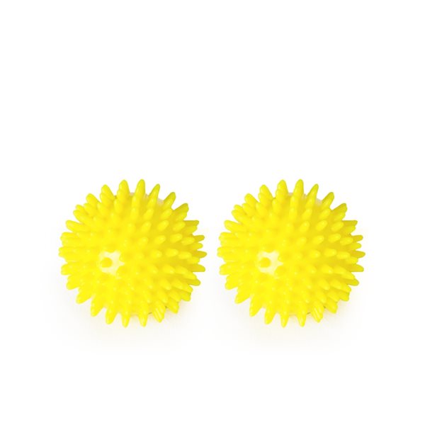 Paire de balles de massage jaunes par Merrithew