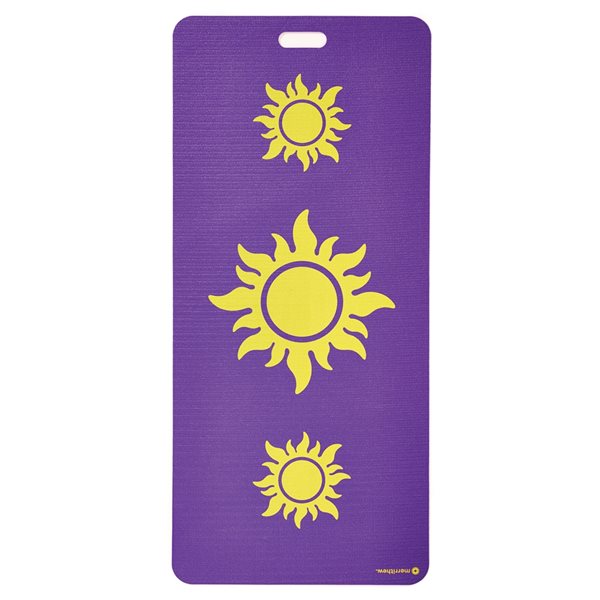 Merrithew 24-in x 54-in Kids Purple Antimicrobial Resin Yoga Mat with  Carrying Strap/handle ST-02204