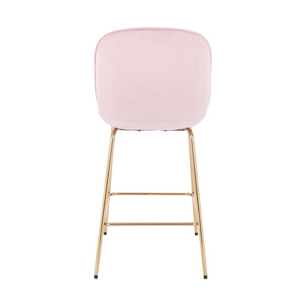 Pink stool deals with gold legs