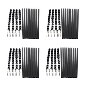 Titan Building Products   3/4-in x 3/4-in x 26-in Snap'n Lock Square Black Aluminum Deck Baluster - 40/Pack