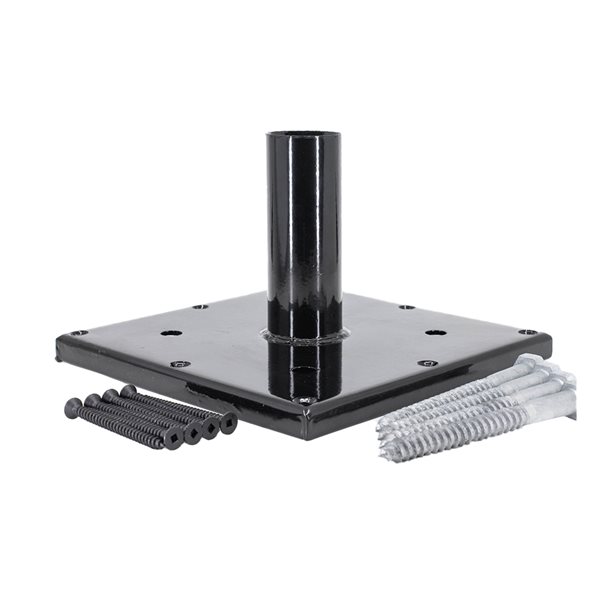 Titan Building Products   8-in x 8-in Black Wood Post Anchor Kit - 8-Pack