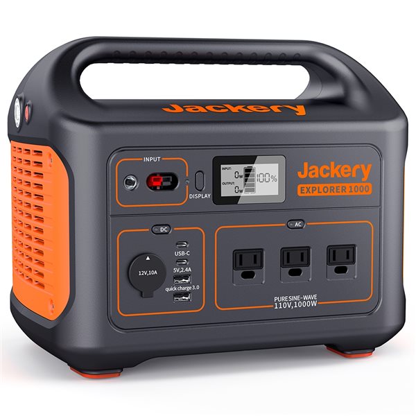 Jackery Explorer 1000-Watt Hour Portable Power Station E1000 | RONA