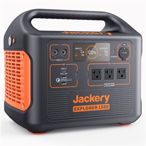 Station d'alimentation portative Explorer par Jackery de 1 500 watts/heure