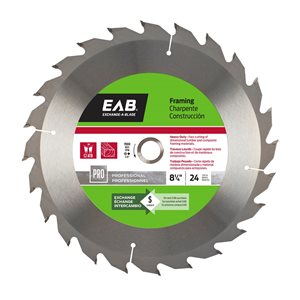 Exchange-A-Blade 8-1/4-in 24-Tooth Dry Cut Only Standard Tooth Carbide Circular Saw Blade