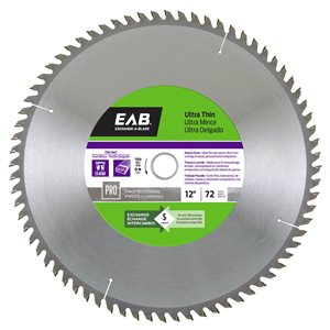 Exchange-A-Blade 12-in 72-Tooth Dry Cut Only Standard Tooth Carbide Circular Saw Blade