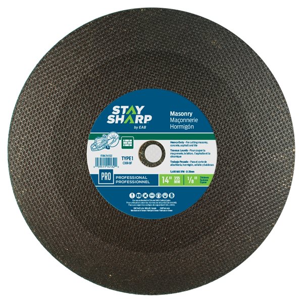 Stay Sharp 14-in-Grit Bonded Abrasive Flap Disc