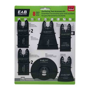 Exchange-A-Blade Oscillating Tool Blades - 8-Pack