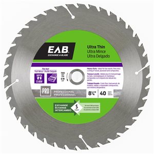 Exchange-A-Blade 40-Tooth 8-1/4-in Dry Cut Only Standard Tooth Carbide Circular Saw Blade