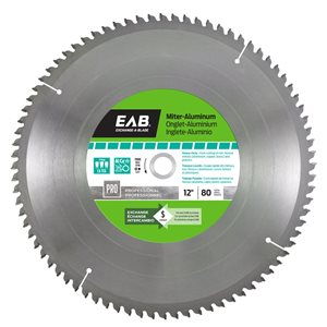 Exchange-A-Blade 12-in 80-Tooth Standard Tooth Carbide Mitre Saw Blade - Dry Cut Only