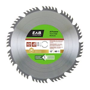 Exchange-A-Blade 60-Tooth 12-in Dry Cut Only Standard Tooth Carbide Circular Saw Blade