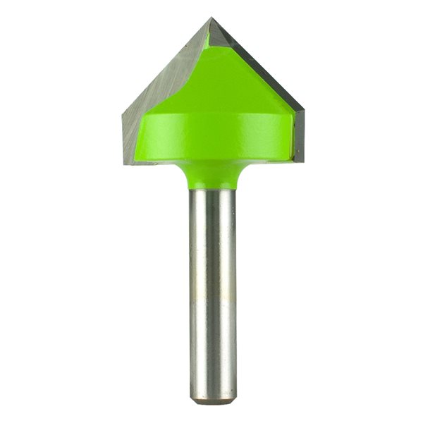 Exchange-A-Blade 1-in Carbide-Tipped V-Groove Router Bit