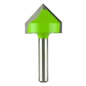 Exchange-A-Blade 1-in Carbide-Tipped V-Groove Router Bit