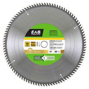Exchange-A-Blade 14-in 80-Tooth Dry Cut Only Standard Tooth Carbide Circular Saw Blade