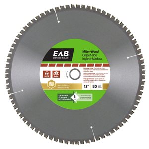 Exchange-A-Blade 12-in 80-Tooth Dry Cut Only Standard Tooth Carbide Mitre Saw Blade