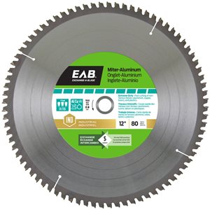 Exchange-A-Blade 80-Tooth 12-in Standard Tooth Carbide Mitre Saw Blade - Dry Cut Only