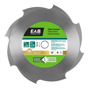 Exchange-A-Blade 8-Tooth 12-in Dry Cut Only Standard Tooth Carbide Circular Saw Blade