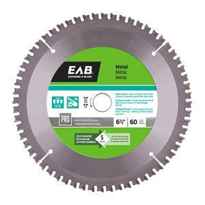 Exchange-A-Blade 6-1/2-in 60-Tooth Dry Cut Only Standard Tooth Carbide Circular Saw Blade