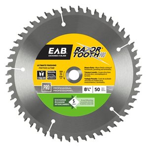 Exchange-A-Blade RazorTooth 8-1/4-in 50-Tooth Dry Cut Only Standard Tooth Carbide Circular Saw Blade