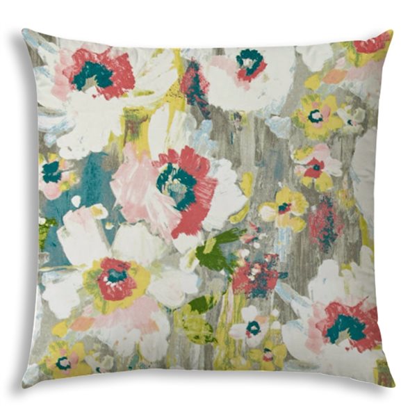 1pc Beautiful Blooming Flower Decorative Pillow Cover For Home