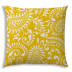 Joita Home Dreamy 1-Piece 19.5-in x 19.5-in Square Pineapple Jumbo Zippered Pillow Cover with Insert