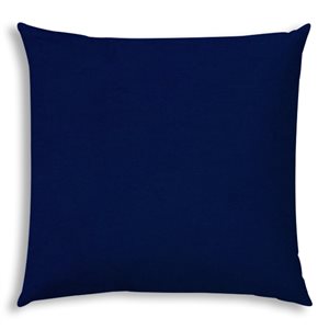 Joita Home Valena 1-Piece 19.5-in x 19.5-in Square Royal Jumbo Zippered Pillow Cover with Insert
