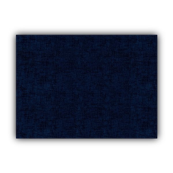 Joita Home Weave Navy Blue Polyester Rectangle Placemat JOIM43282000 RONA