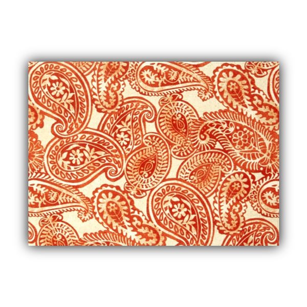 Joita Home Elio Orange Polyester Rectangle Placemat