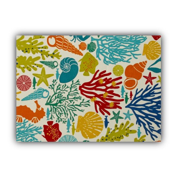 Joita Home Multicolour Polyester Rectangle Placemat Set