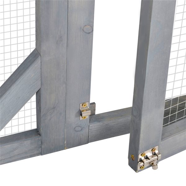 PawHut 5.83-ft L x 2.58-ft W x 3.67-ft H Pet Kennel