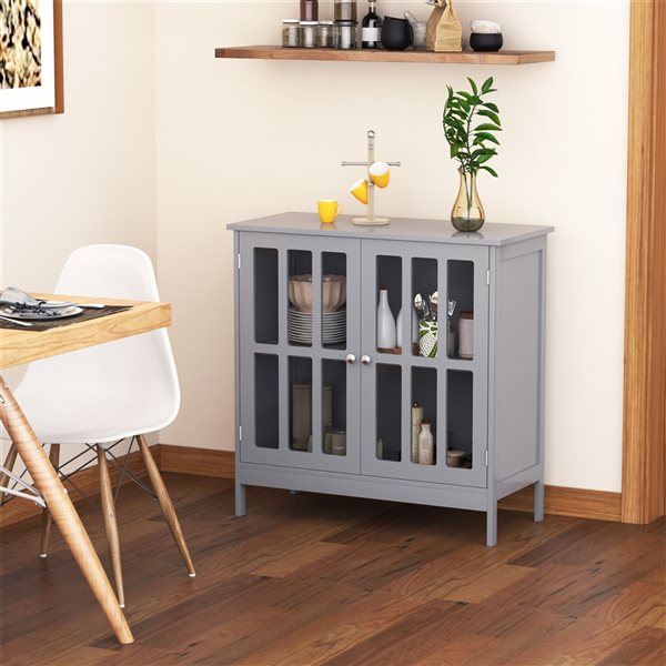 kleankin Grey Composite Sideboard