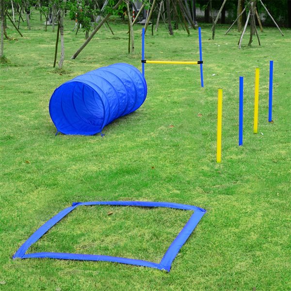 Pawhut Intermediate Dog Park Agility Course Kit