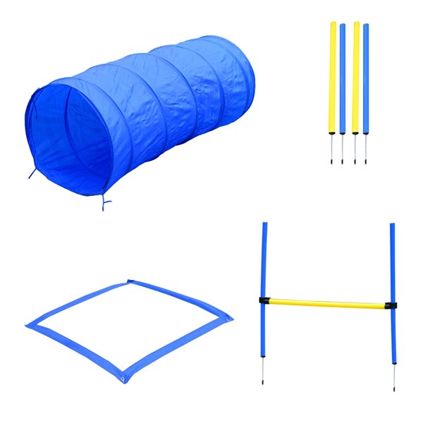 Pawhut Intermediate Dog Park Agility Course Kit