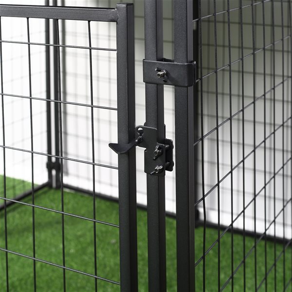 PawHut 4.58-ft L x 4.58-ft W x 5-ft H Pet Kennel