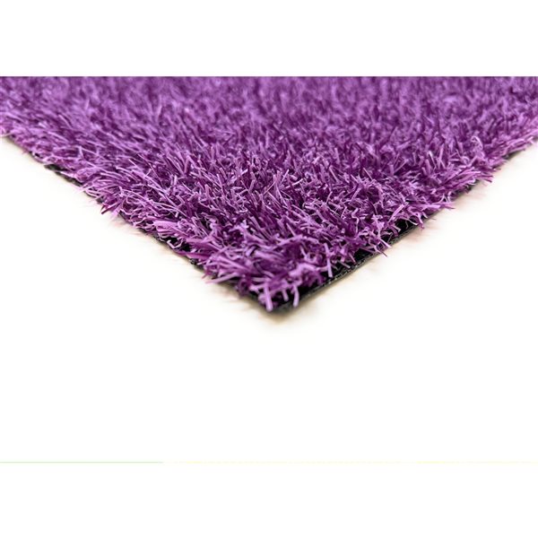 Trylawnturf Diamond 13-ft x 20-ft Synthetic Grass - Purple 2-Tone