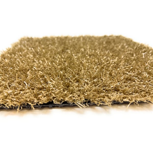 Trylawnturf Diamond 6.6-ft x 15-ft Synthetic Grass - Gold Nugget