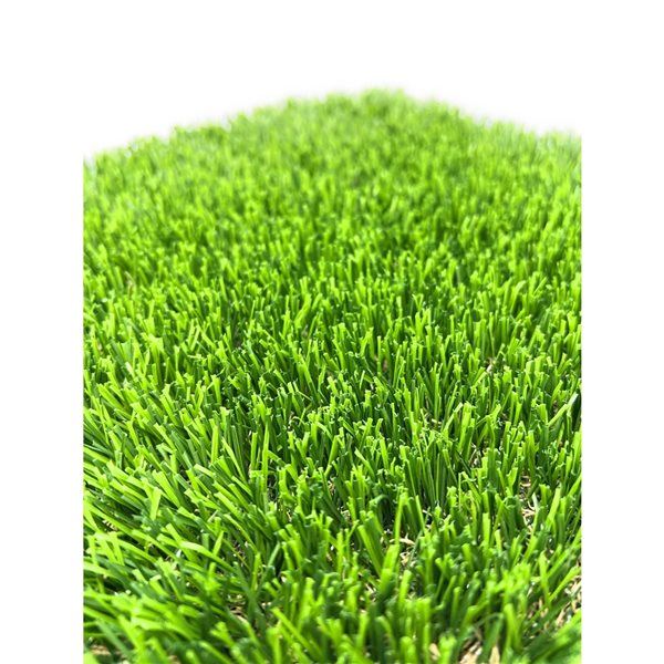 Gazon synthétique en polypropylène vert de 6 pi x 10 pi Mirage par Trylawnturf