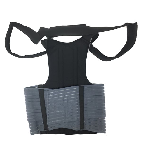 OTC Extra Small Black Posture Brace with Rigid Stays