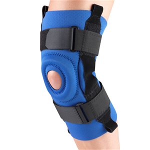 Champion Blue Small Neoprene Stabilizer Knee Pad with Hinged Bars