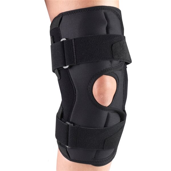 OTC Black 2X-Large Orthotex Stabilizer Knee Pad with Hinged Bars