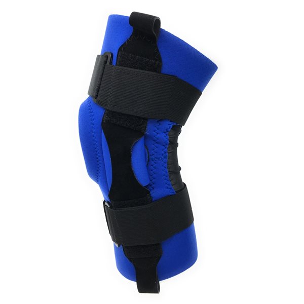 Champion Blue Large Neoprene Stabilizer Knee Pad with Hinged Bars