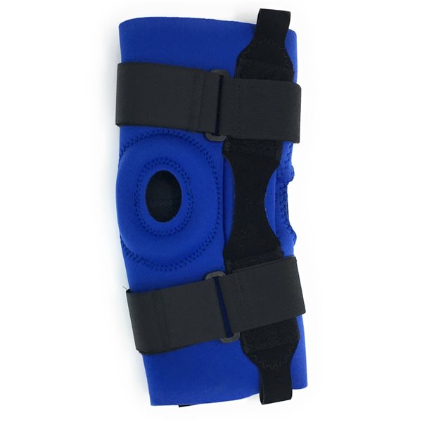 Champion Blue Large Neoprene Stabilizer Knee Pad with Hinged Bars