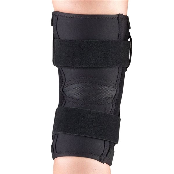 Support d'épaule en tissu Orthotex d'OTC avec coussin stabilisateur et baleines en spirale, noir, 3TG