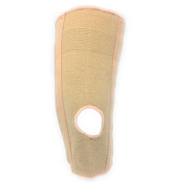 OTC Brown Large Knit Ortho Wrap Knee Pad with Spiral Stays