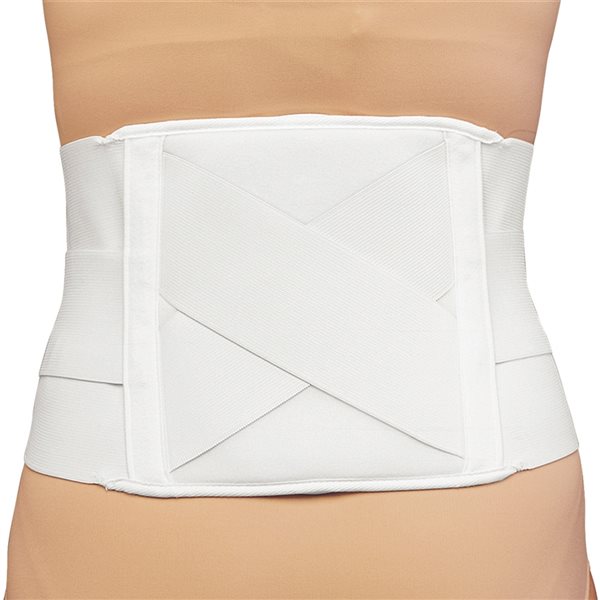 Champion Large White Sacrum Brace with Thermal Pad Pocket
